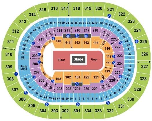 Moda Center Billie Eilish Seating Chart